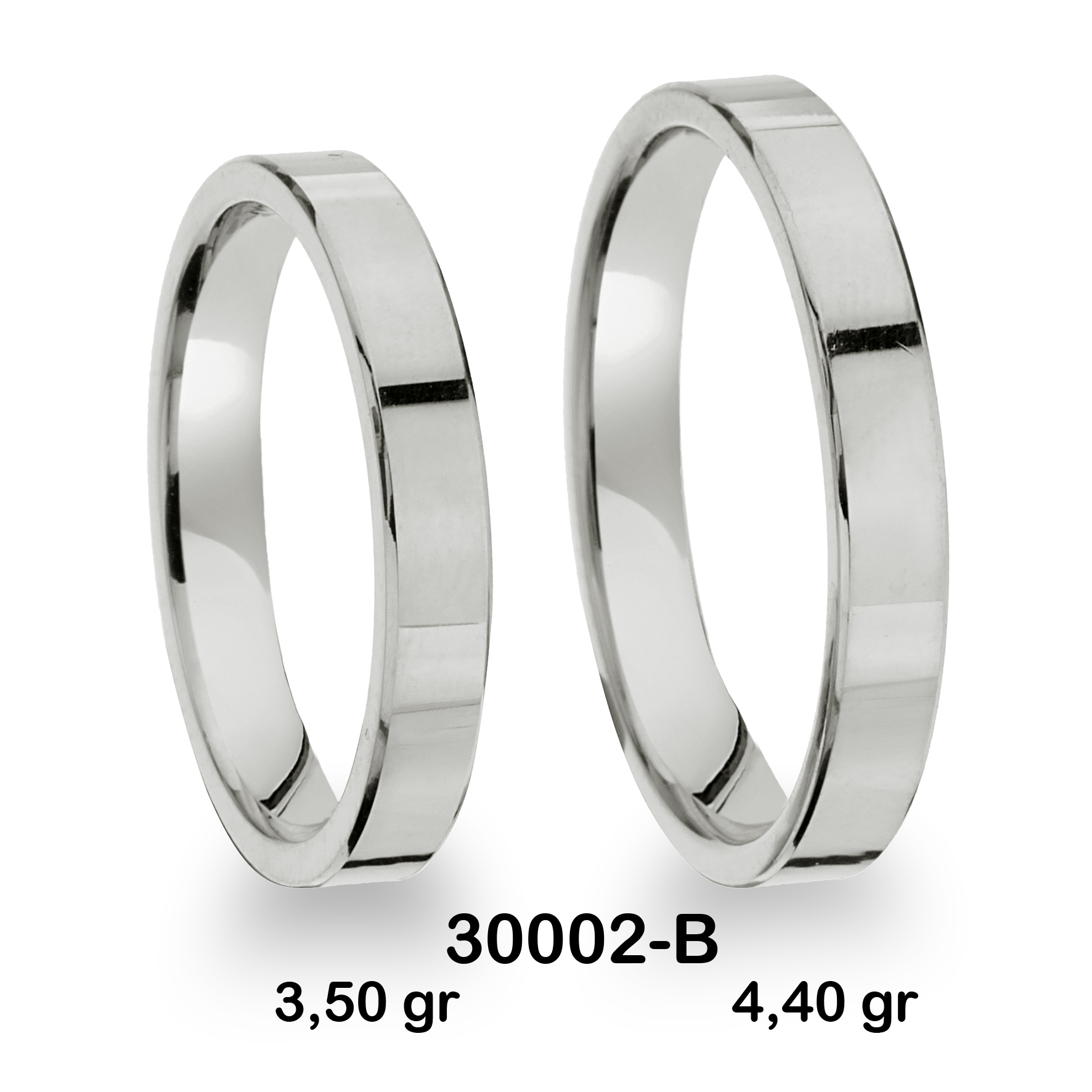 Beyaz Alyans Modeli-30002-B